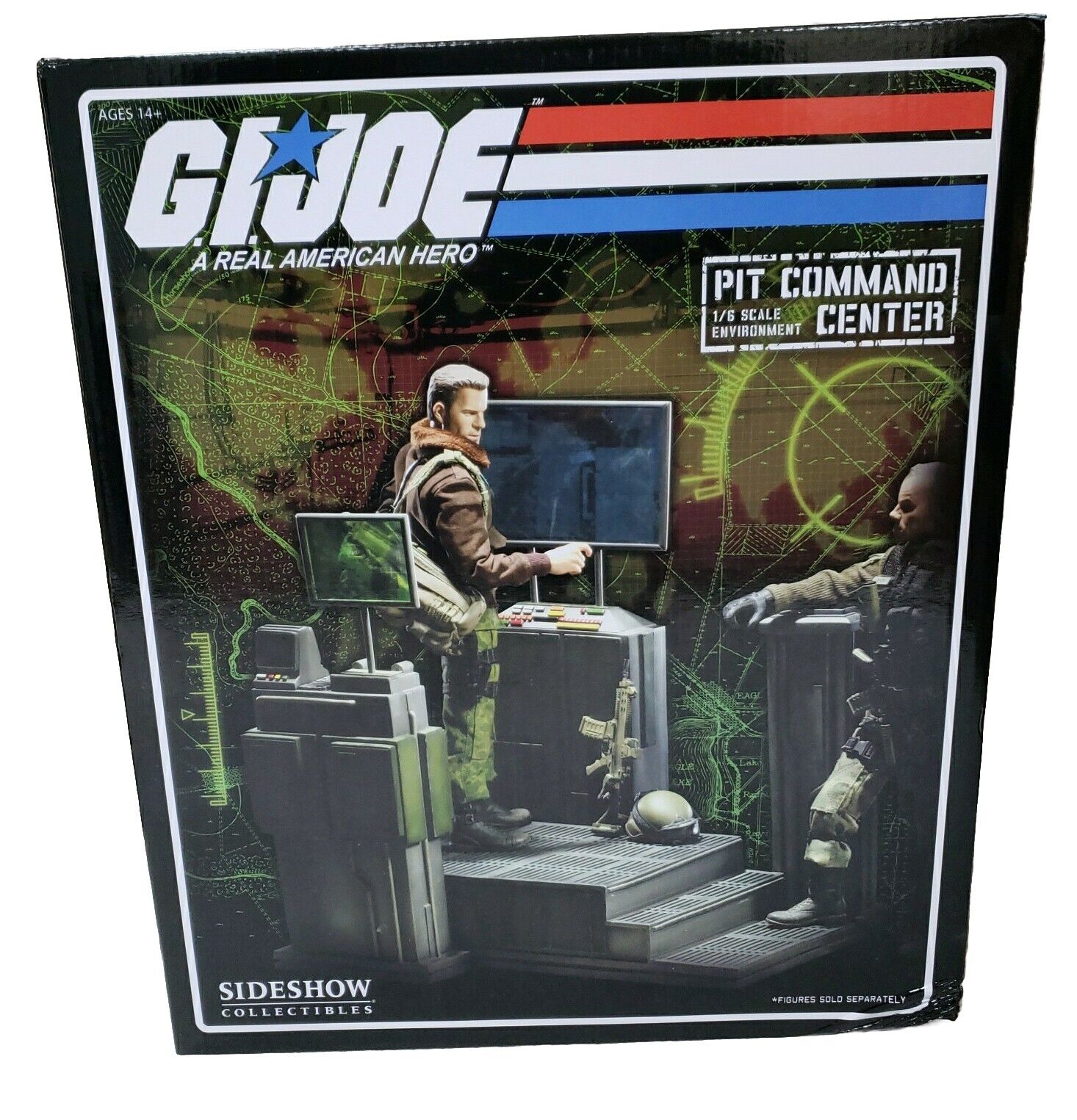 NEW Sideshow Collectibles GI Joe Pit Command Center 1/6 Scale Environment...