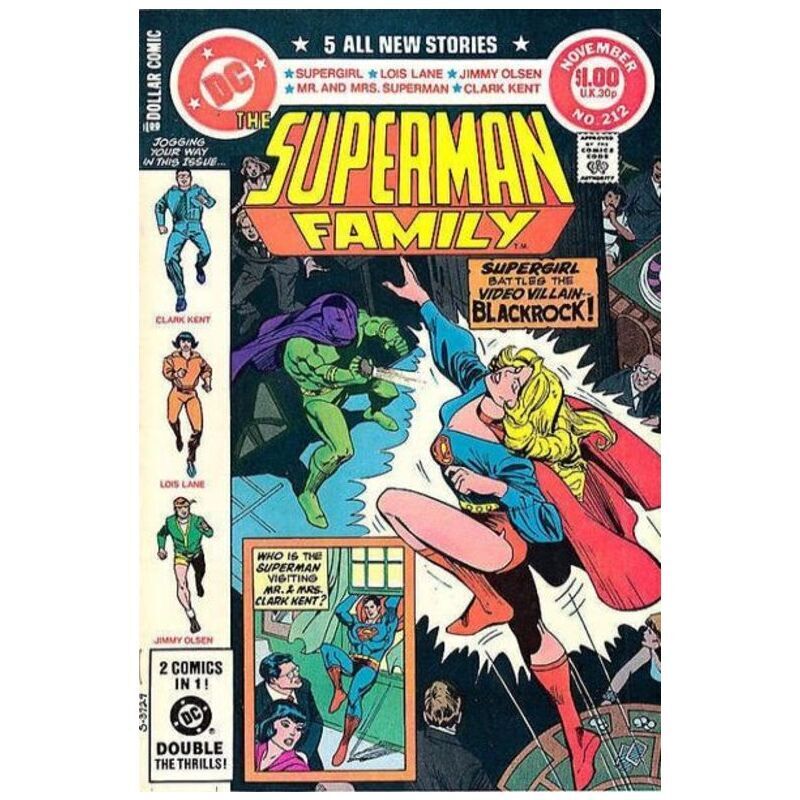 Superman Family #212 in Fine condition. DC comics [l,