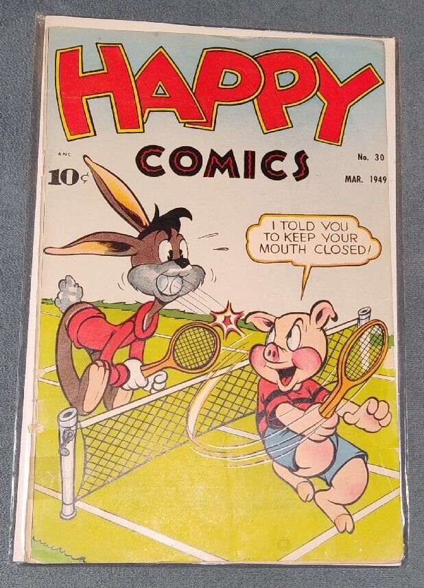 Happy Comics #30  (1949 Golden Age) VG-FN  Early Frank Frazetta art RARE🔥🔥