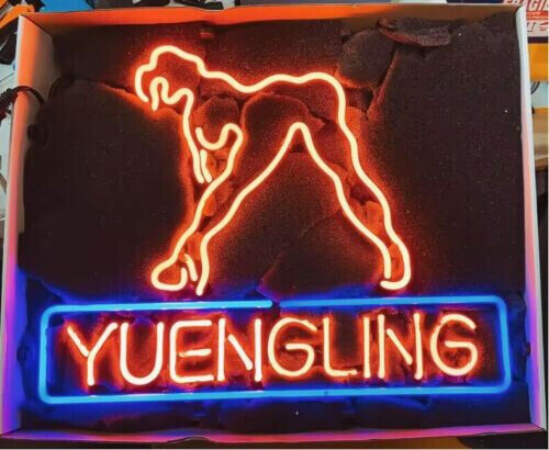 Yuengling Beer Live Nudes Girl Neon Light Sign 19x15 Lamp Bar Wall Decor Glass