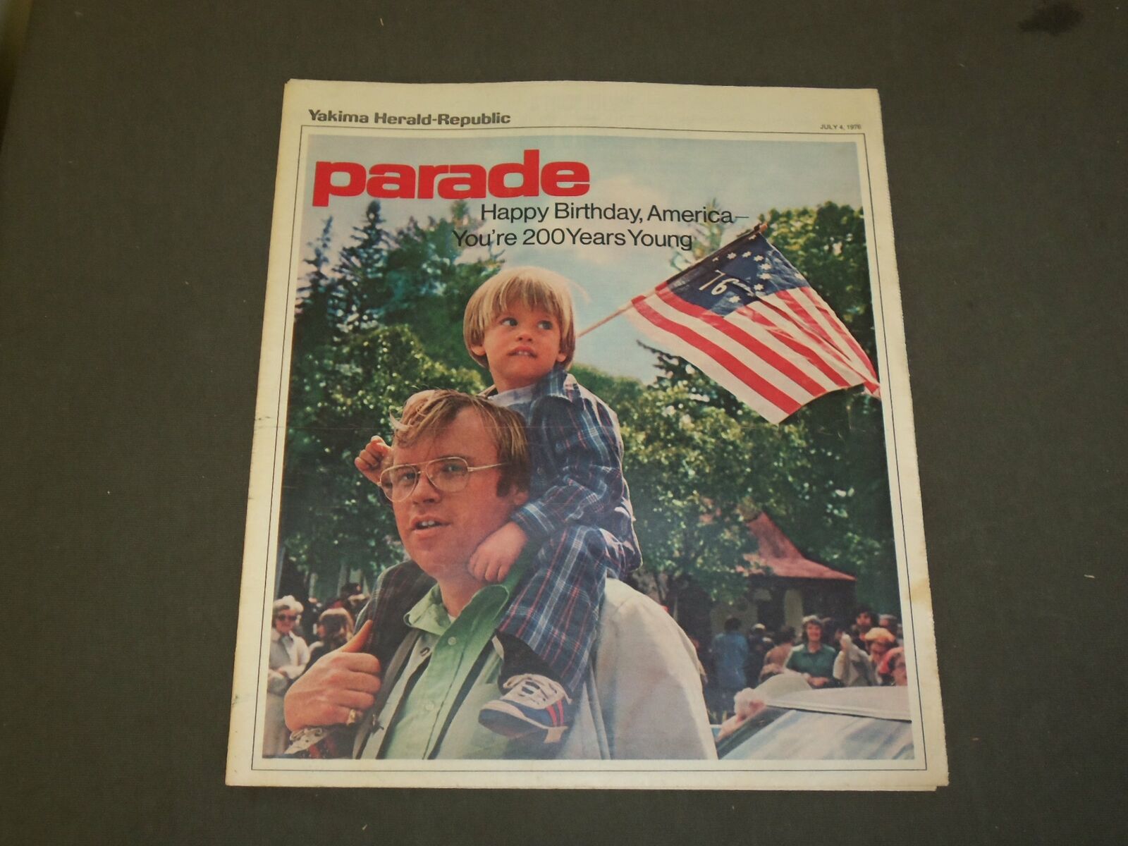 1976 JULY 4 YAKIMA HERALD-REPUBLIC NEWSPAPER - BICENTENNIAL ISSUE - NP 3450