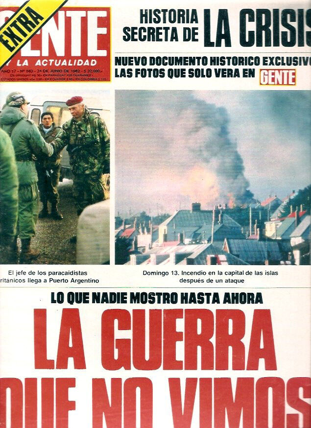 FALKLAND ISLANDS MALVINAS WAR Special Gente # 883 Magazine Argentina 1982