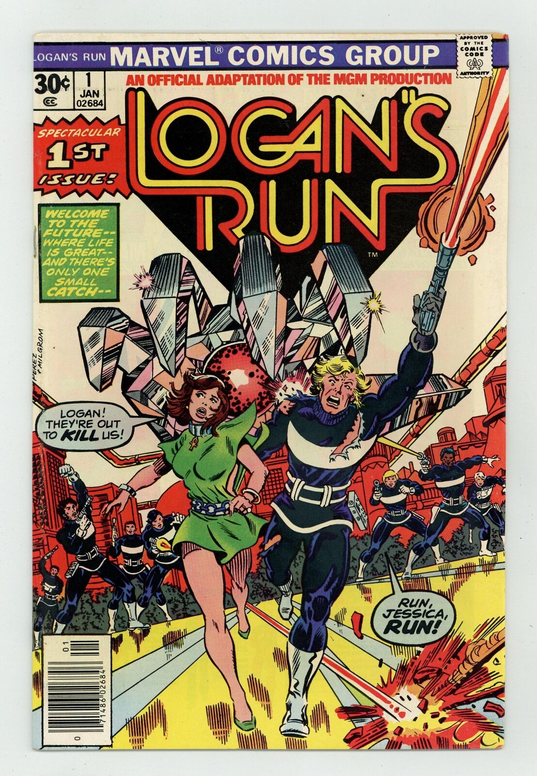 Logan\'s Run #1 FN+ 6.5 1977