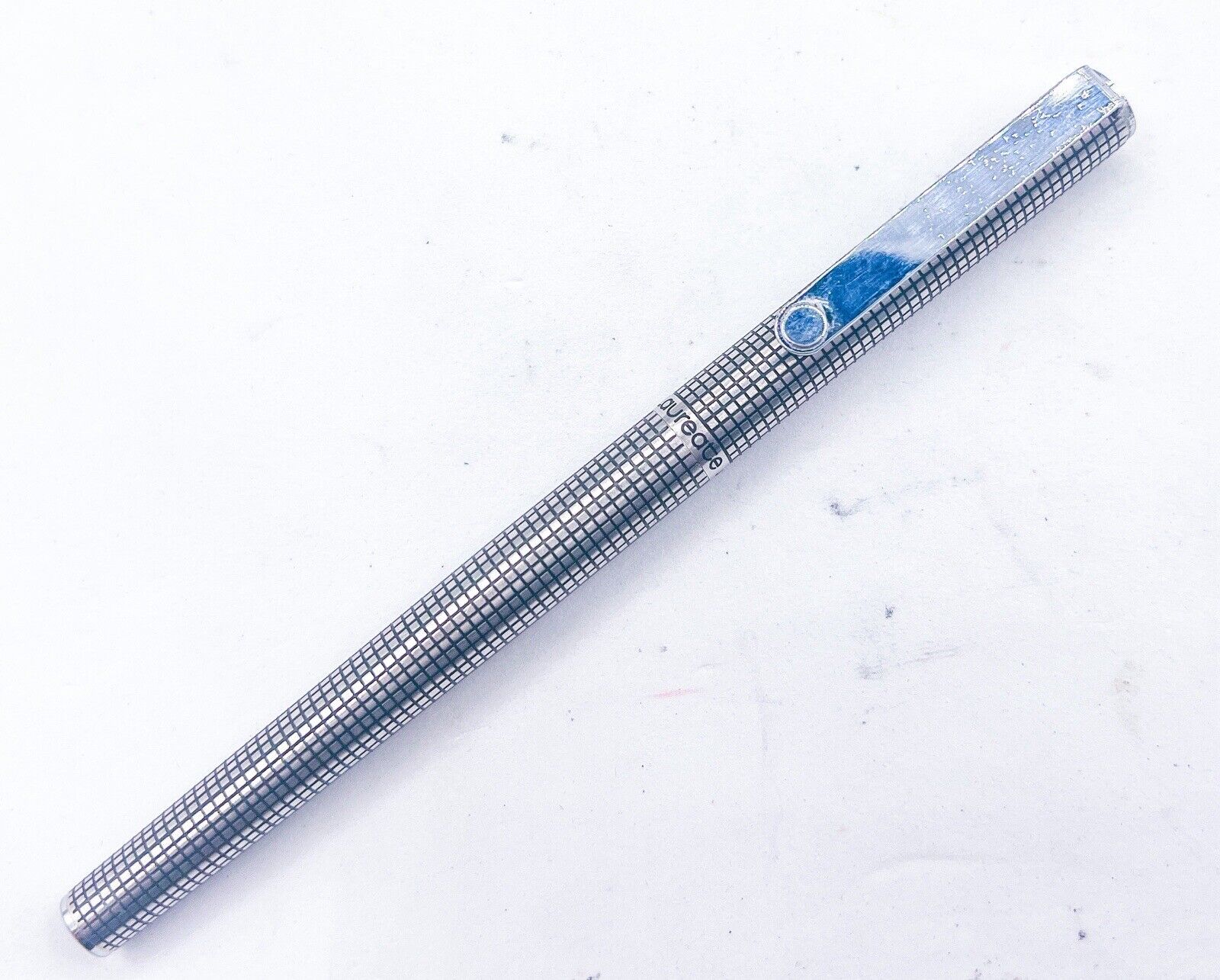 Pilot Laureate Grid pattern Etched Metal Rollerball Pen 