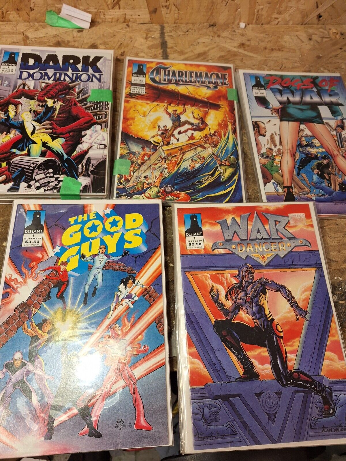 Defiant Comics Book Set Lot