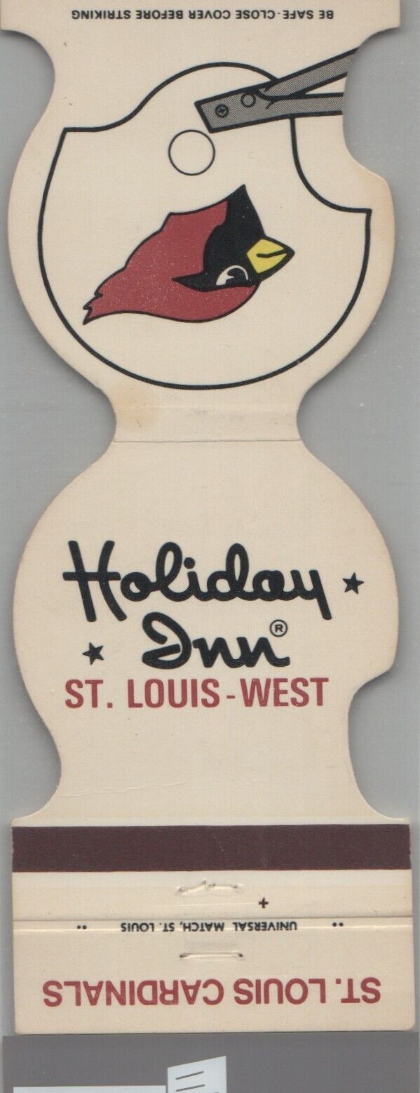 Matchbook Cover - St. Louis Cardinals 1981 Football Schedule Holiday Inn