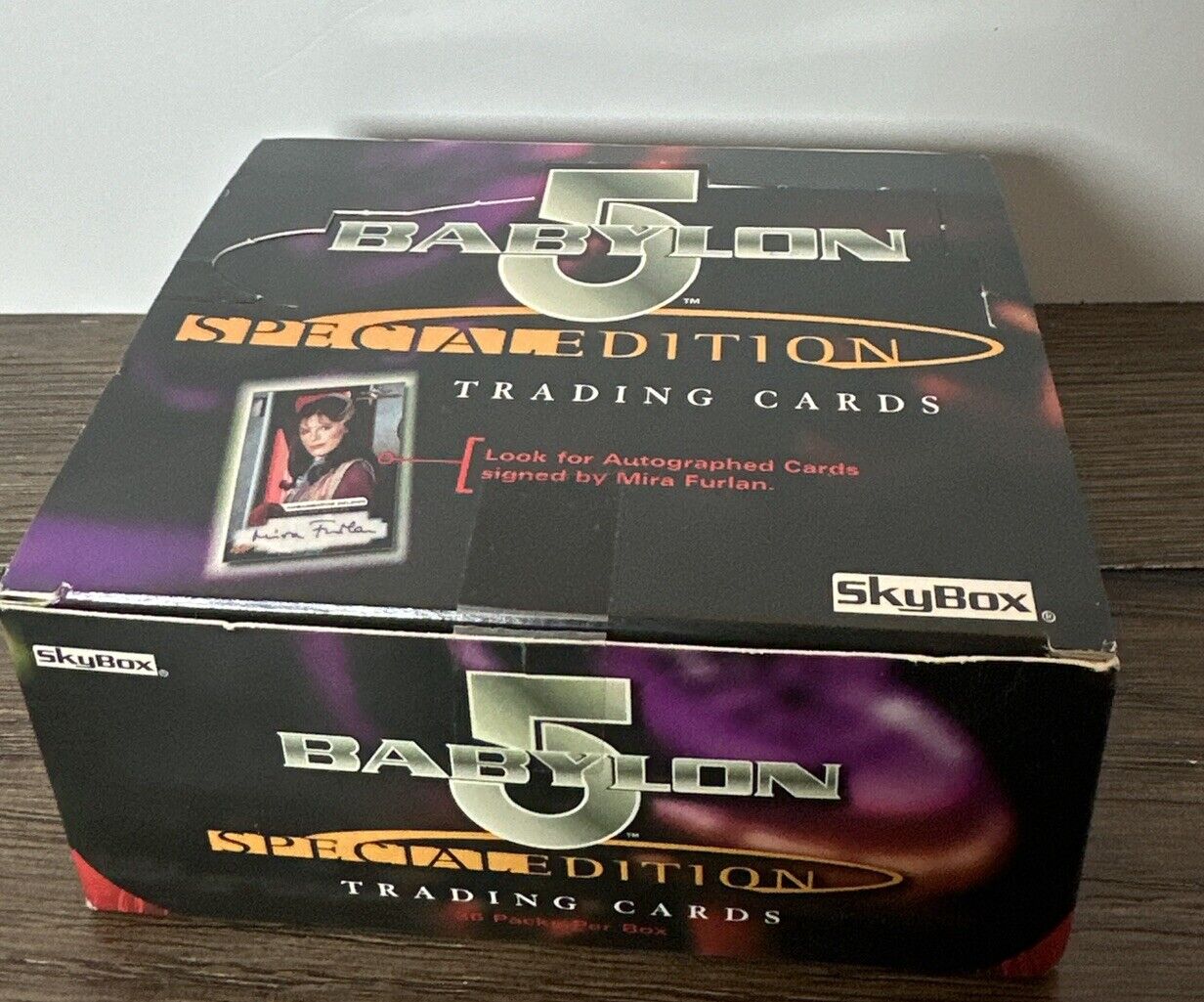 1997 SKYBOX BABYLON 5 SPECIAL EDITION BOX SEALED TRADING CARDS NIB MINT