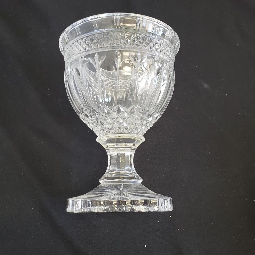 = Vintage Godinger The Shannon Collection Crystal Pedestal Bowl
