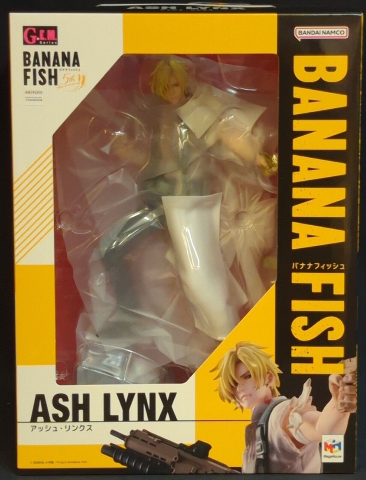 Megahouse G.E.M. Series BANANA FISH Ash Lynx 5th Anniversary Figure New