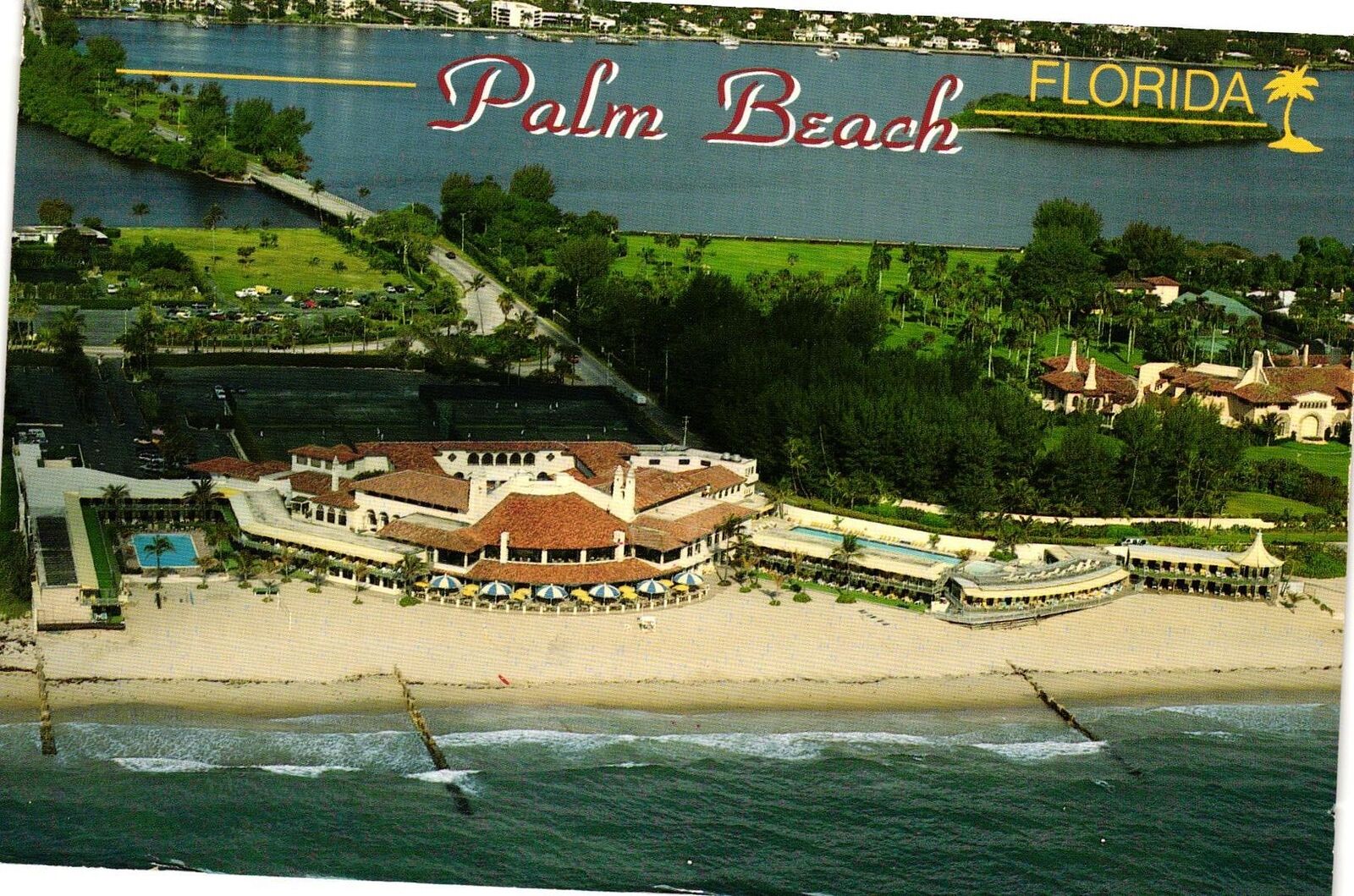 Vintage Postcard 4x6- PALM BEACH, FL.