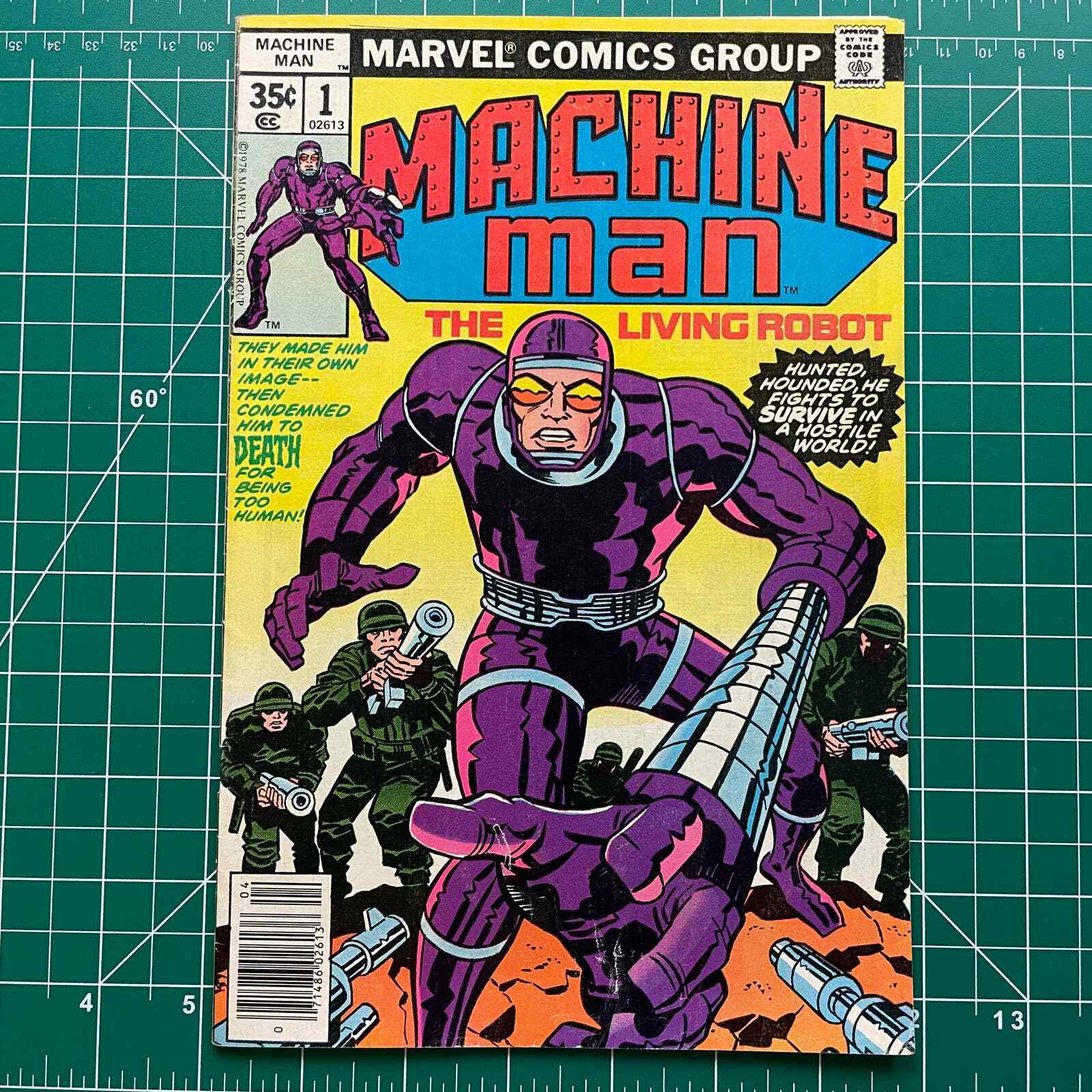 Machine Man #1 NEWSSTAND (1978) The Living Robot 1st Solo Series High Grade