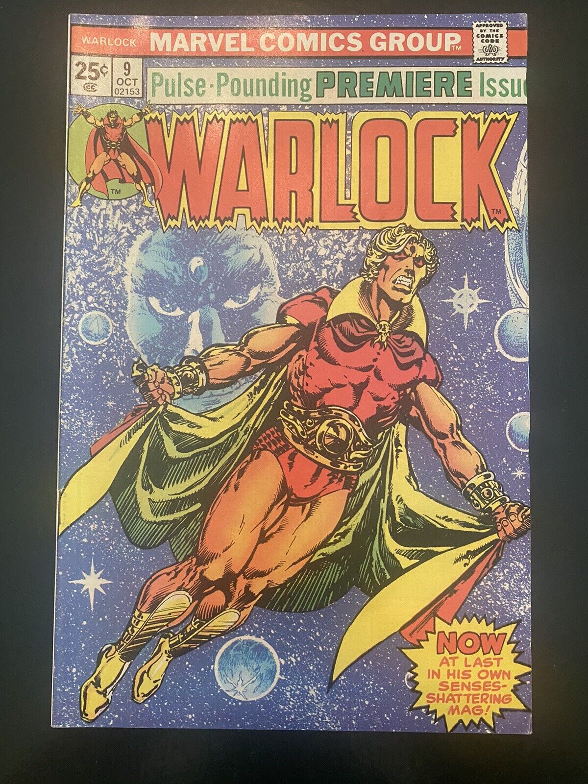 WARLOCK #9 (1st Meeting Of Adam Warlock & Thanos) Marvel Comics 1975
