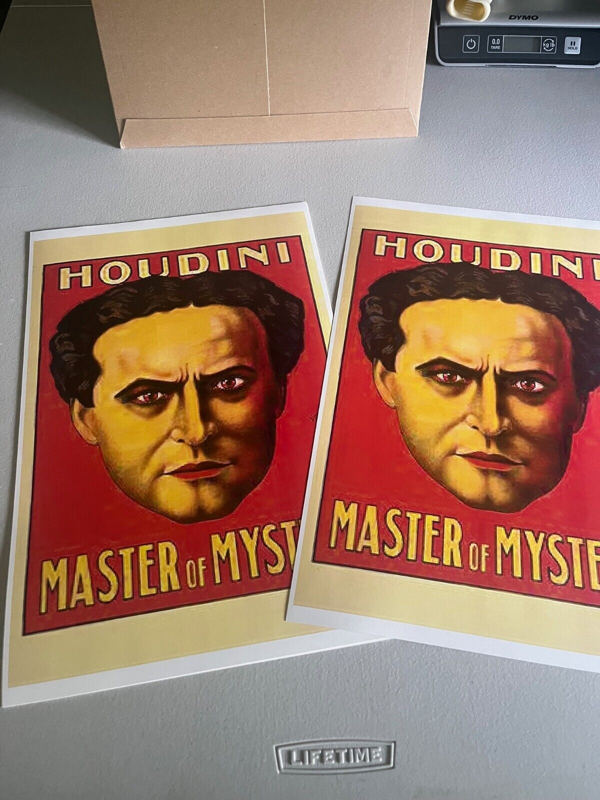 Harry Houdini, Master of Mystery, 11 x 17 Reprint Poster, Rare Collectible