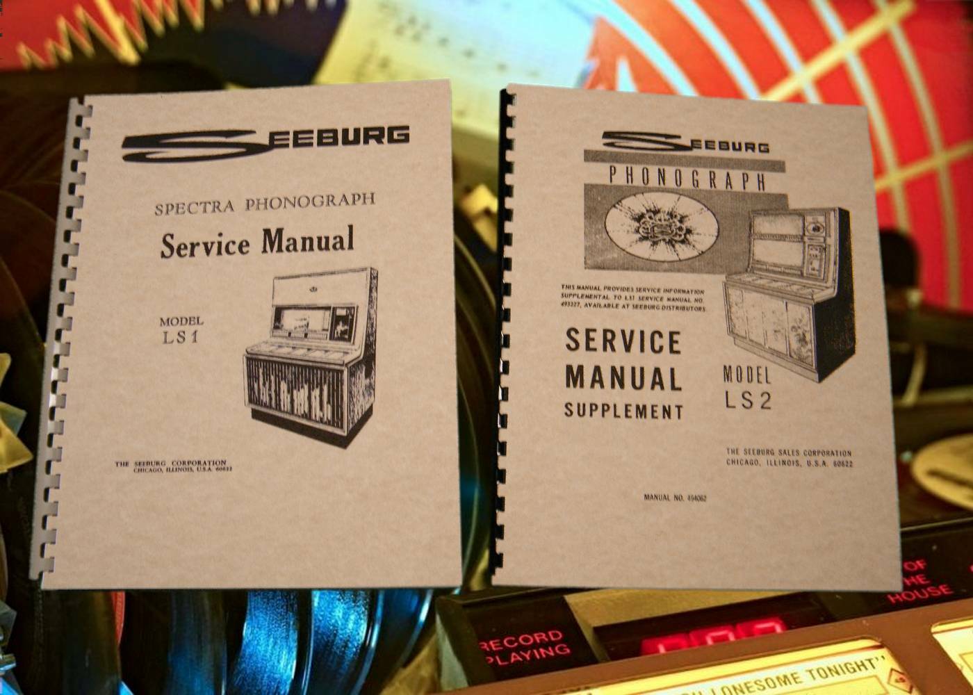 SEEBURG LS1 And LS2  Jukebox Service / Owners MANUAL 