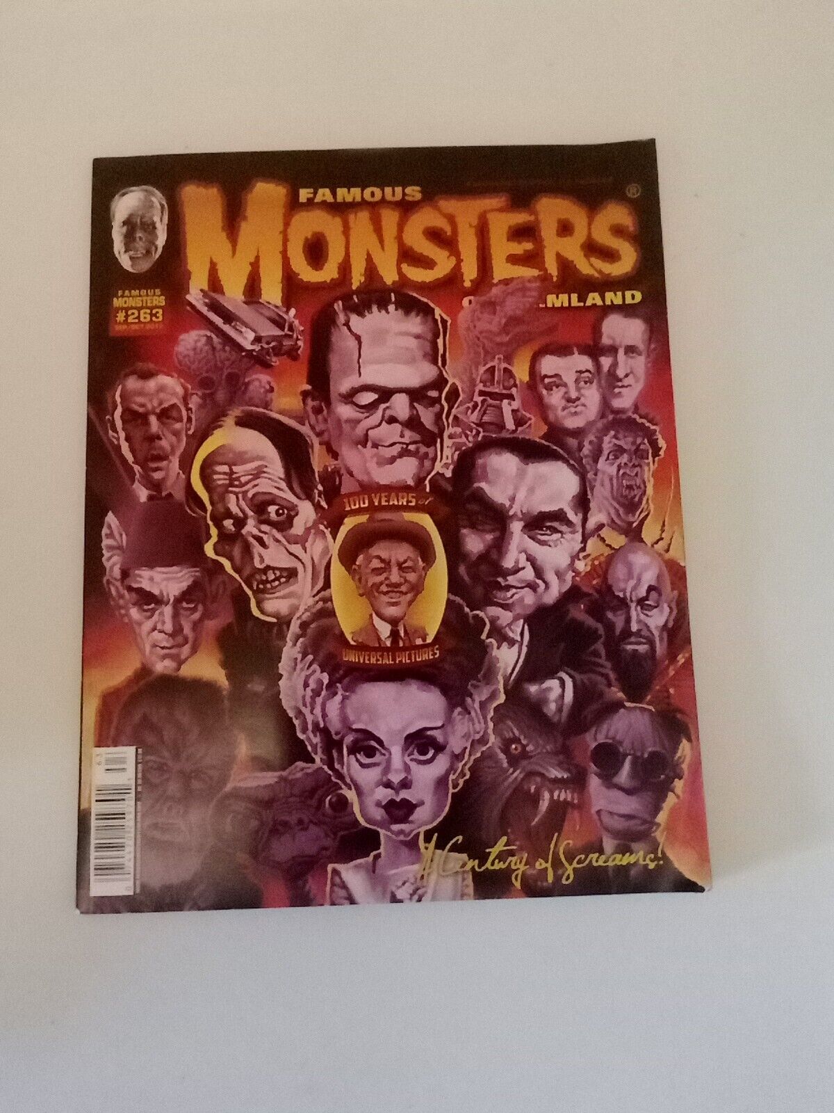 #263 Famous Monsters of Filmland (SEPT/OCT 2012) Universal Paul Garner 