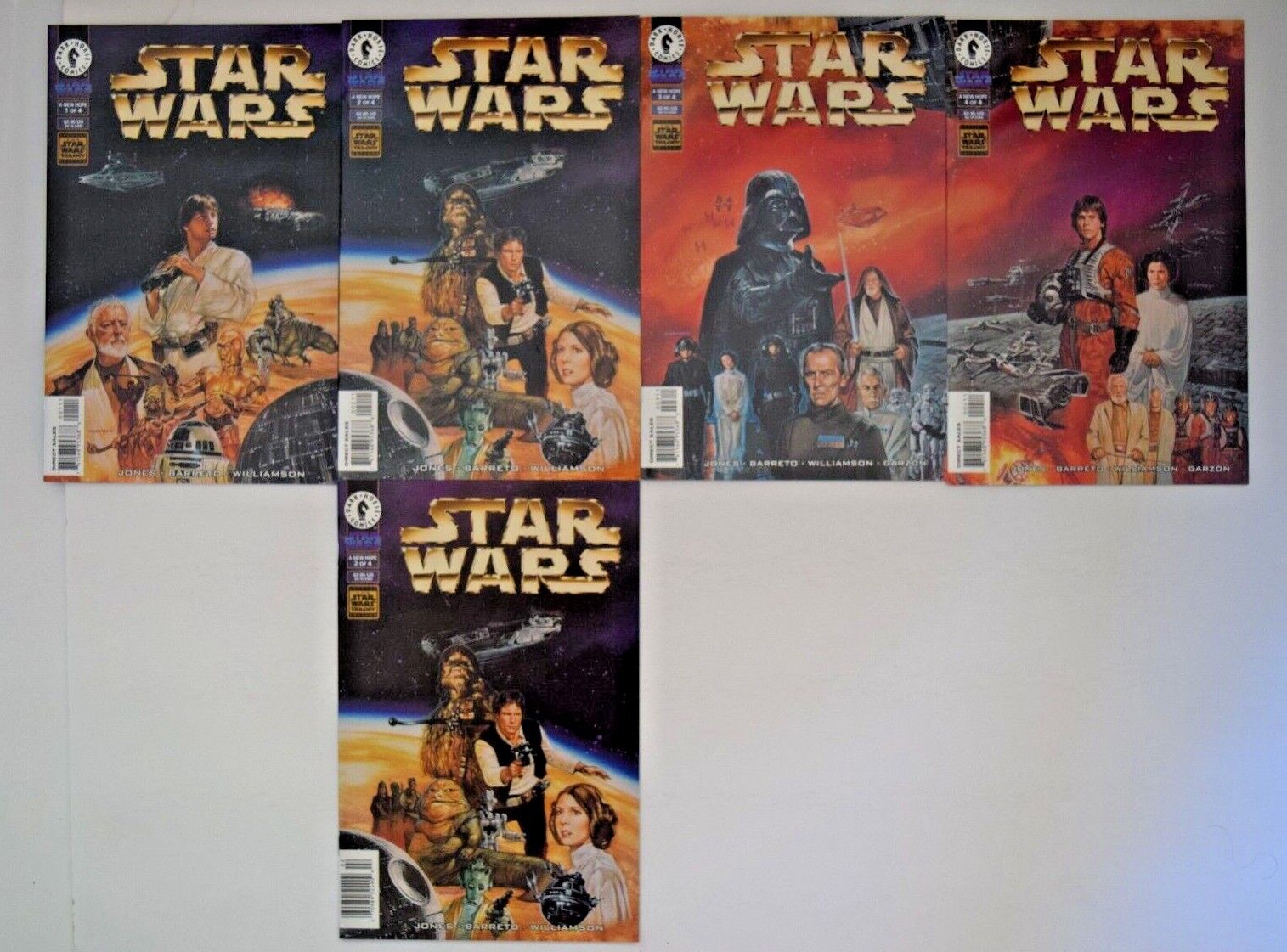 STAR WARS A NEW HOPE SPECIAL (1997) 4 ISSUE SET 1-4 & NEWSSTAND ED #2 COMICS
