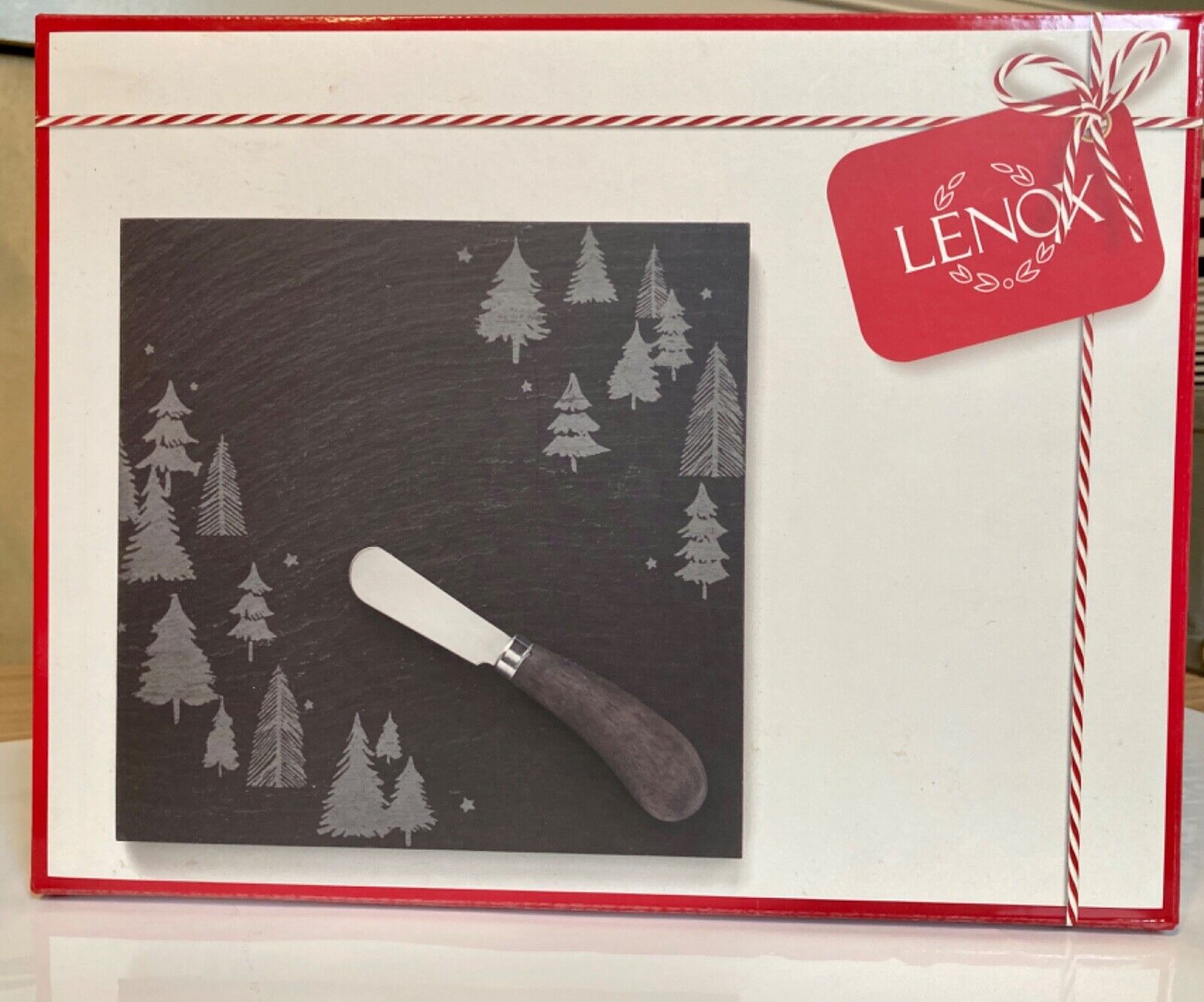 Lenox Balsam Lane Slate Cheeseboard with Knife 8\