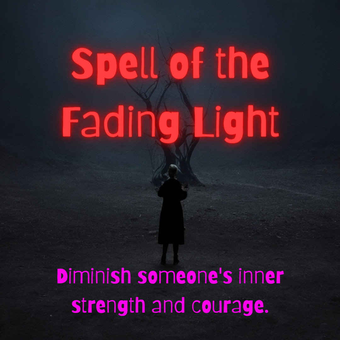 Spell of the Fading Light - Powerful Black Magic Hex to Diminish Inner Strength