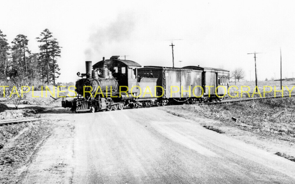 Lawndale #4 2-8-0 At Metcalf, NC March 1942 by RW Ricardson NEW 5X8 PHOTO