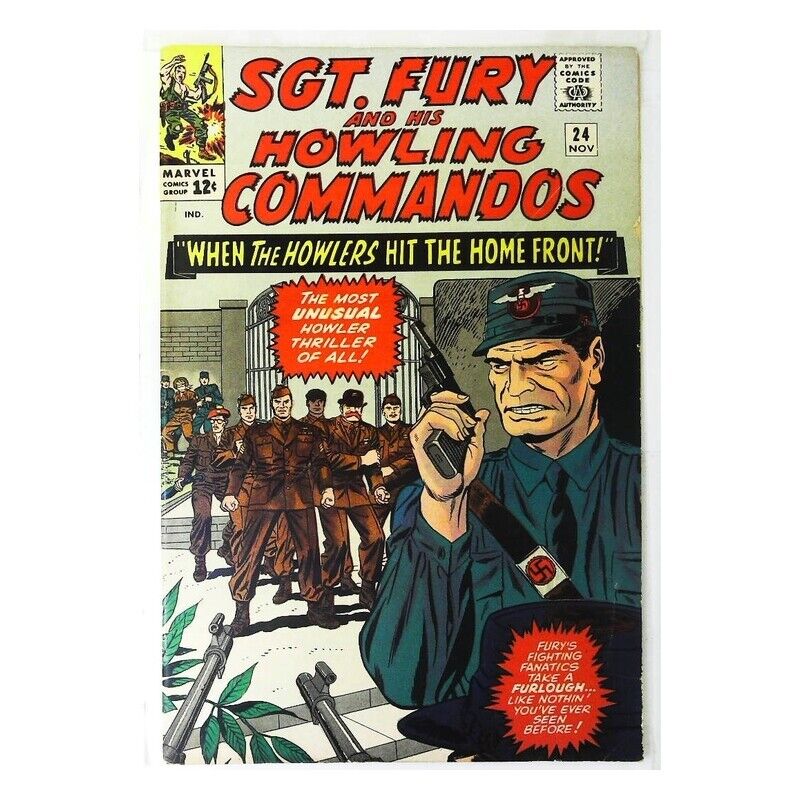 Sgt. Fury #24 in Fine condition. Marvel comics [a\