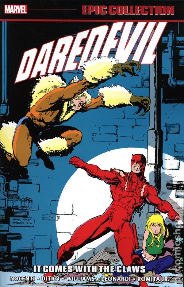 Daredevil It Comes with Claws TPB Epic Collection #1-1ST NM 2022 Stock Image