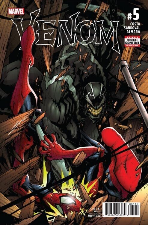 Venom #5 (2017)  Sandoval Cover