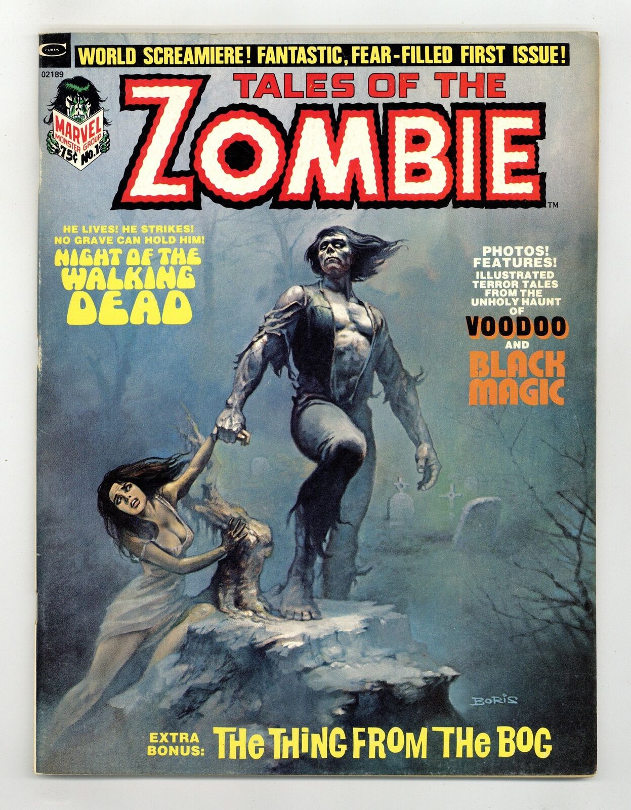 Tales of the Zombie Magazine #1 FN 6.0 1973