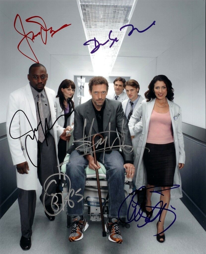 Dr. House Cast Autograph Hugh Laurie and and and Autograph