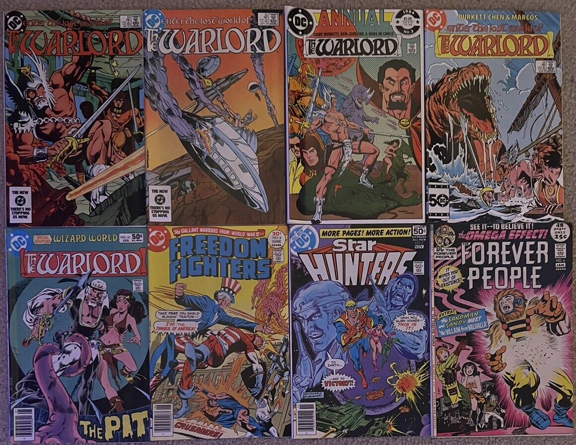Lot of 8 Various 1970s, 80s DC Comics Books