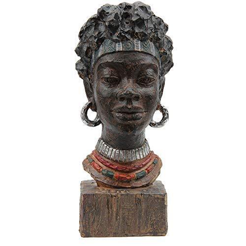 Leekung African Statues and Sculptures for Home Decor,African Figurines Head ...