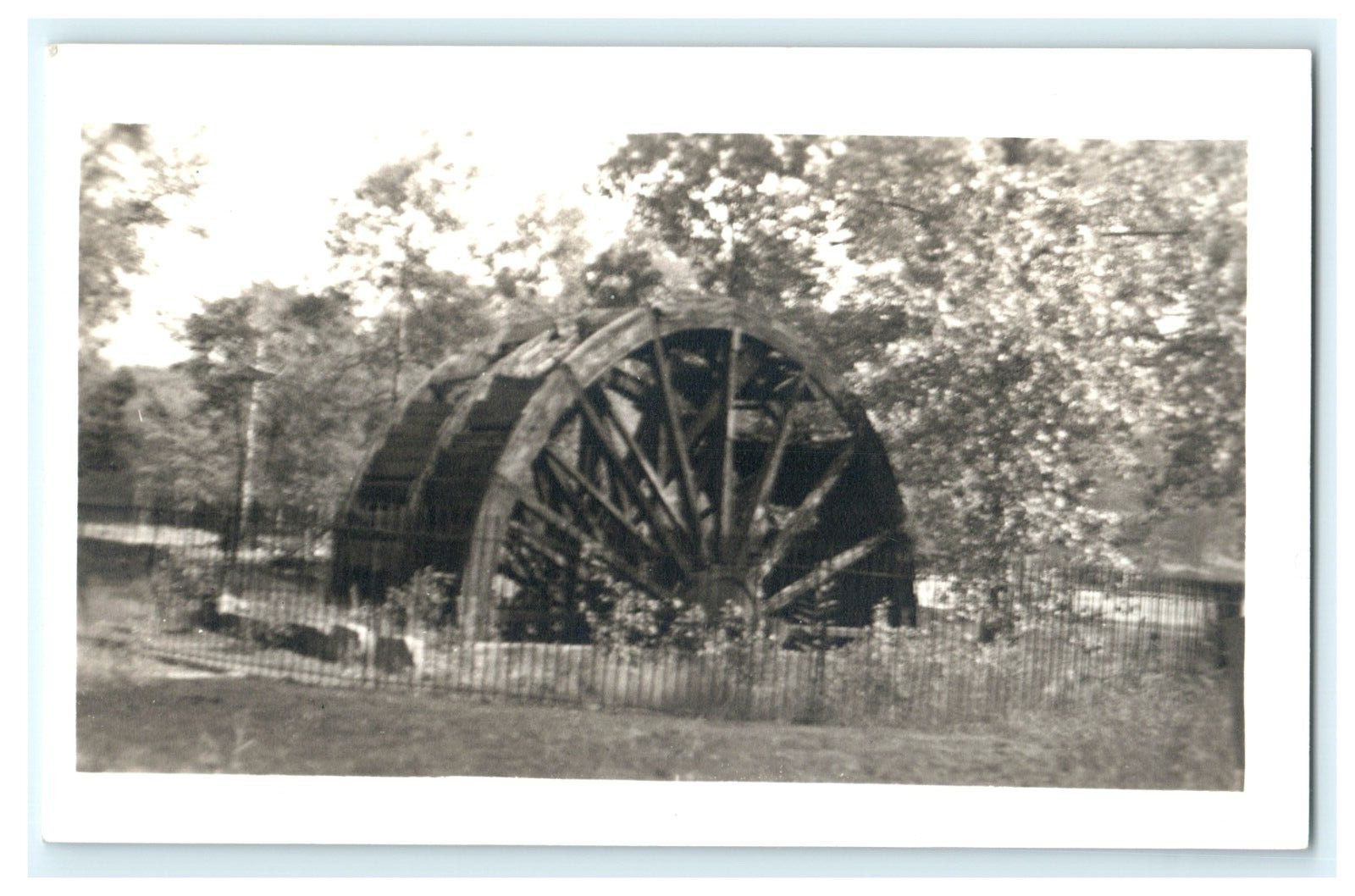 Water Mill RPPC Real Photo Vintage Postcard Waterbury CT