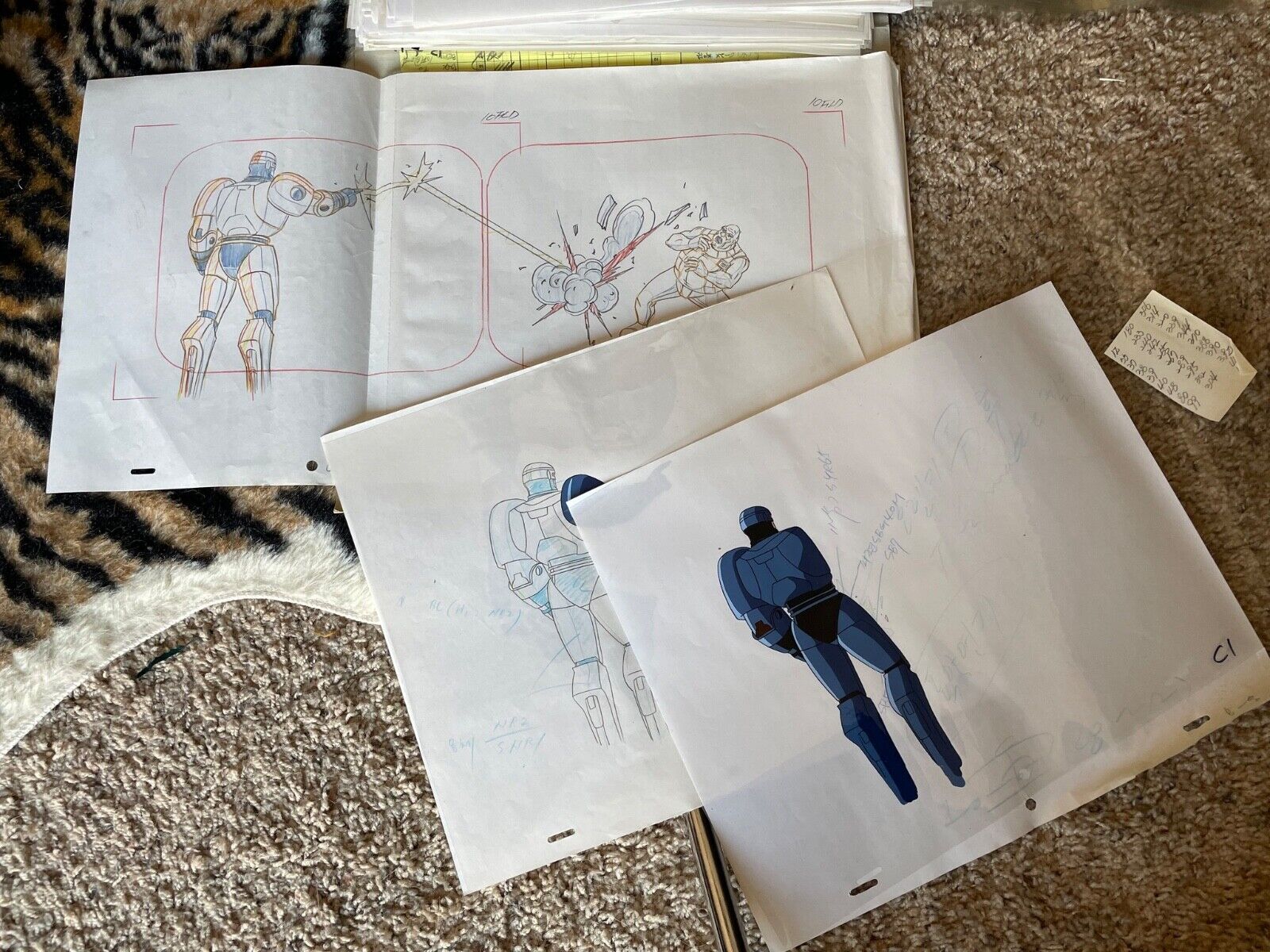 100+ RoboCop Animation Production Cels & Drawings Cartoon Illustration Anime 80s
