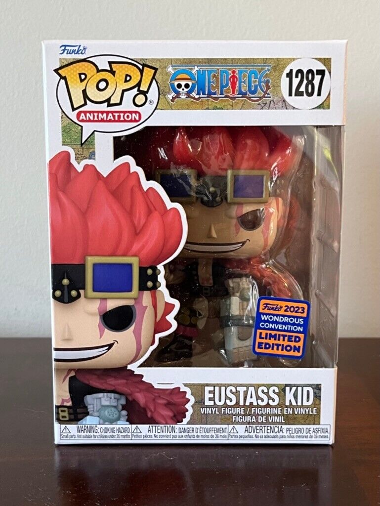 FUNKO POP One Piece EUSTASS KID #1287 WC 2023 Limited Edition | NEW SHIPS FAST