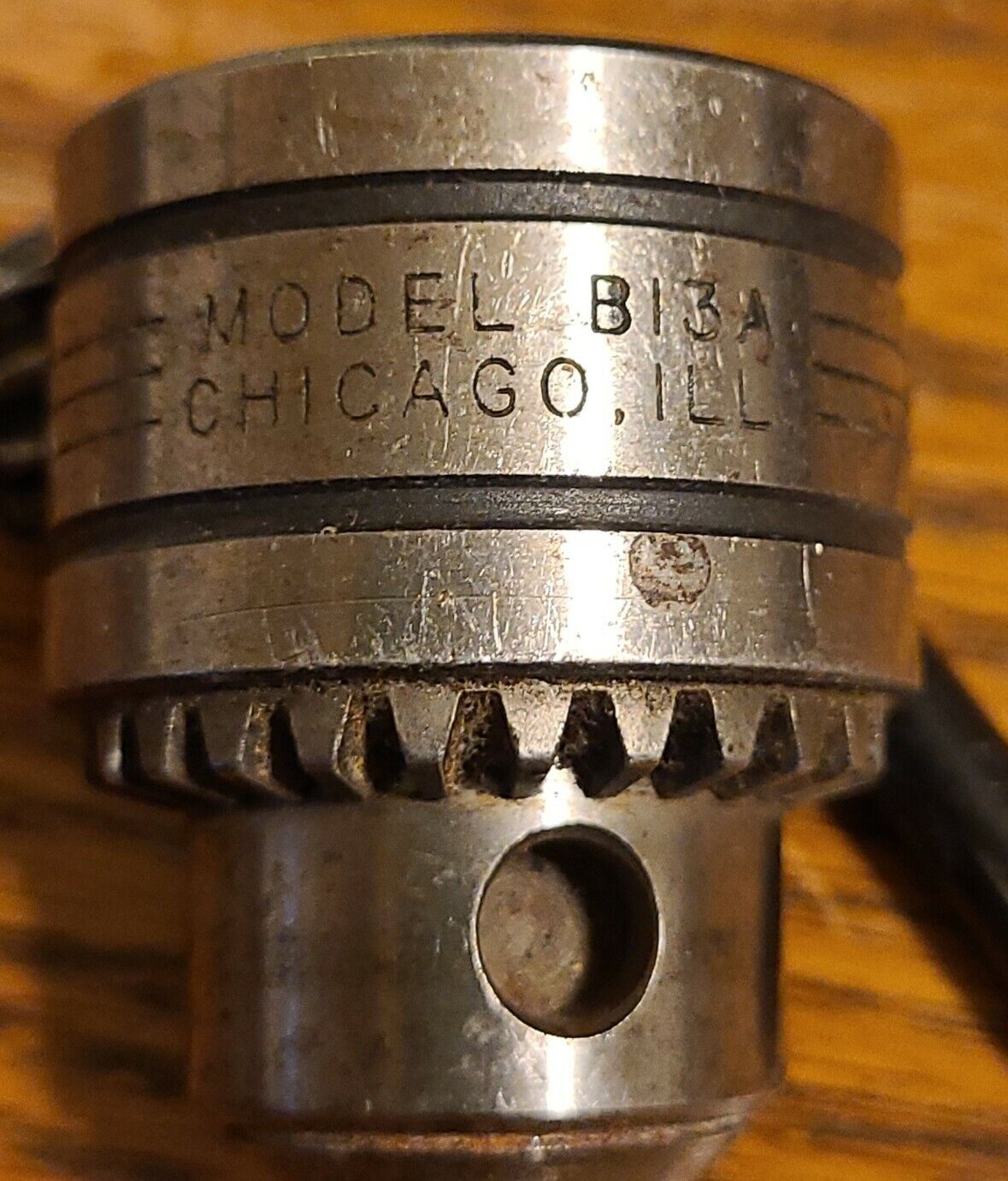 SUPREME DRILL CHUCK B13A & Jacobs key Chicago,  ILL. USA MADE Machinist TOOLS