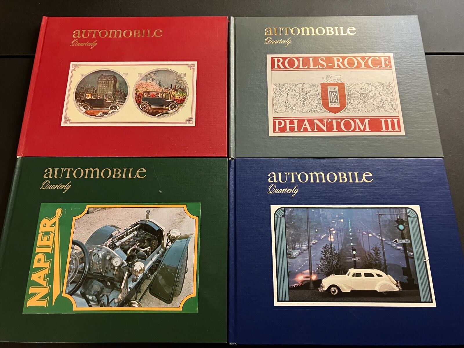 Vintage 1979 Automobile Quarterly Volume 17 Complete Set 1-4 Hardcover Books