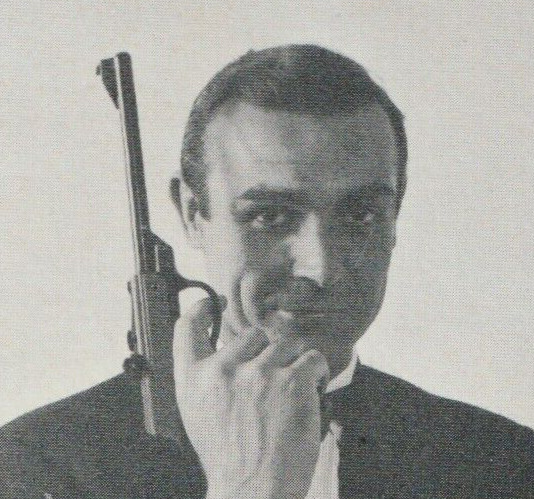 VINTAGE 1965 James Bond 007 SCANLENS TRADING CARD RARE #19 IN EXC WHITE BACK