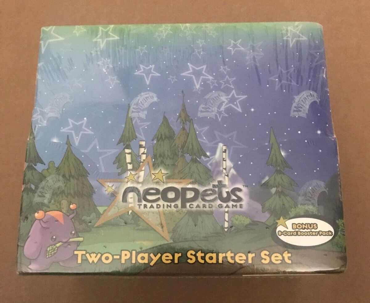 WoTC Neopets TCG Two Player Starter Set 2003 (Case of 8) - New, Sealed, Retired