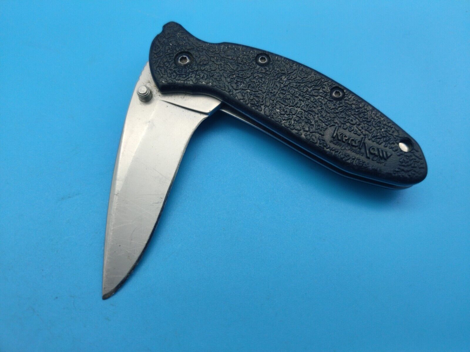 Kershaw 1620 Scallion Pocket Knife Needs Cleaning Bent Tip