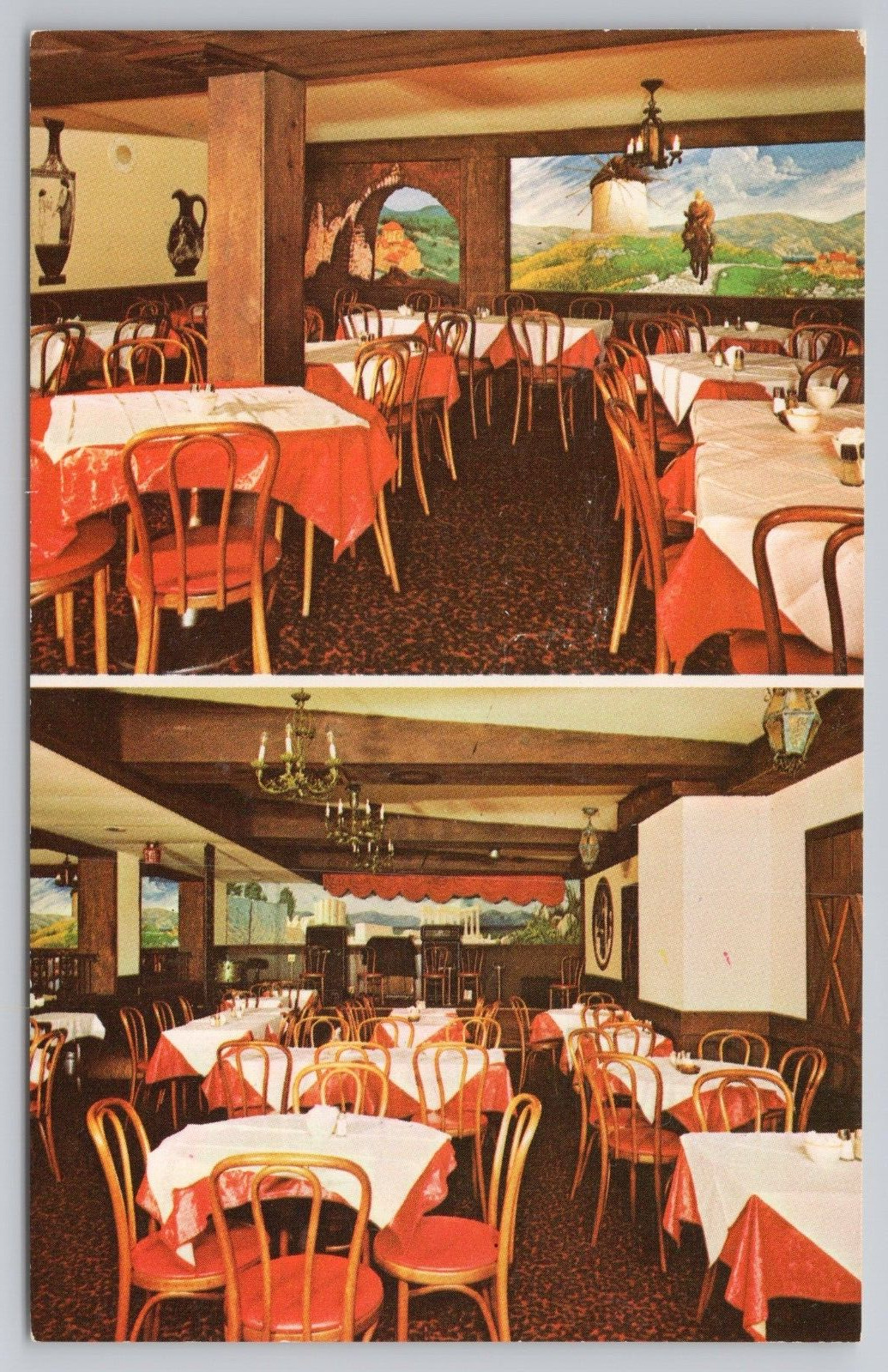 Astor Restaurant Washington DC Authentic Greek Cuisine 1960s Vintage Postcard