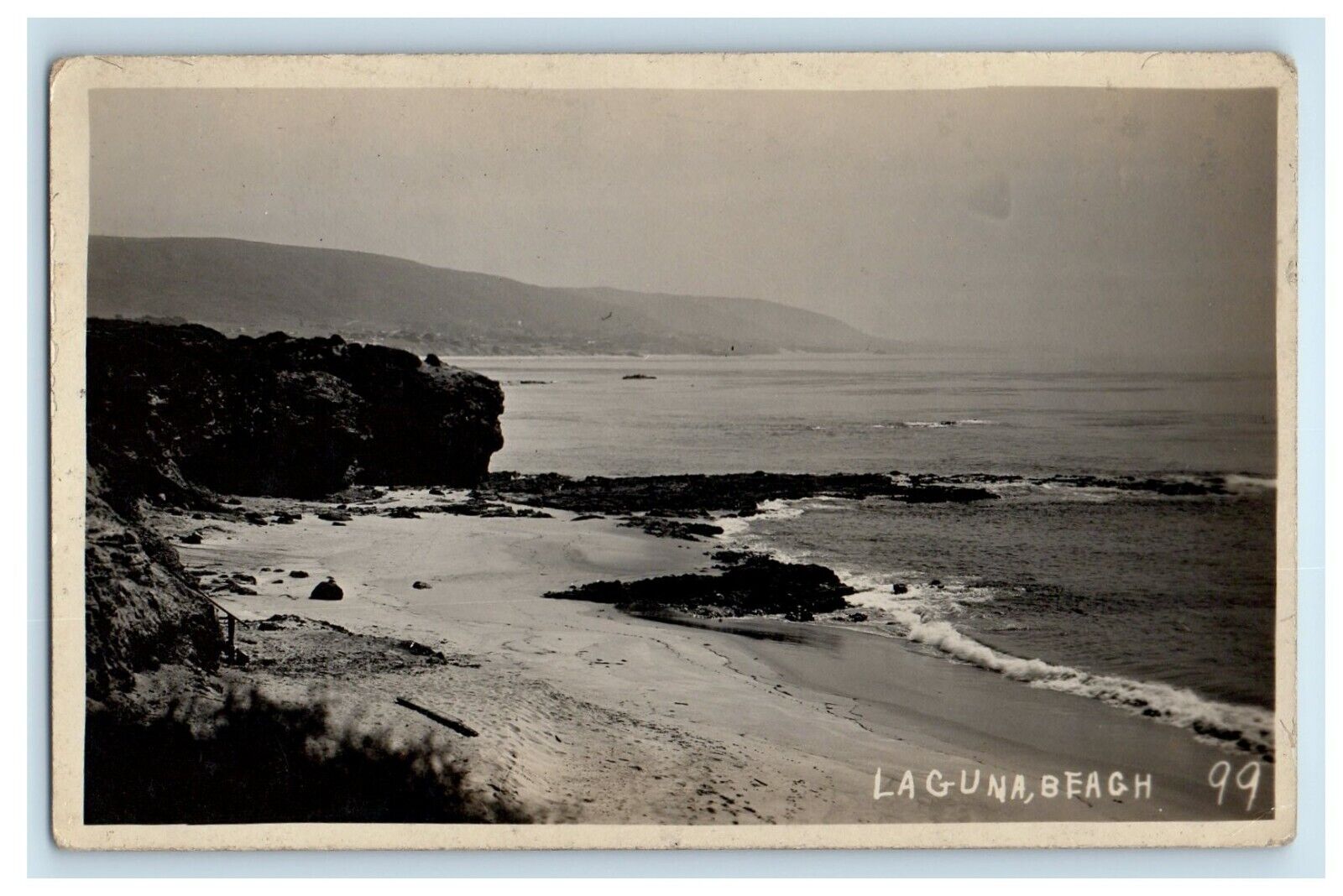 c1910's View Of Laguna Beach California CA RPPC Photo Antique Postcard