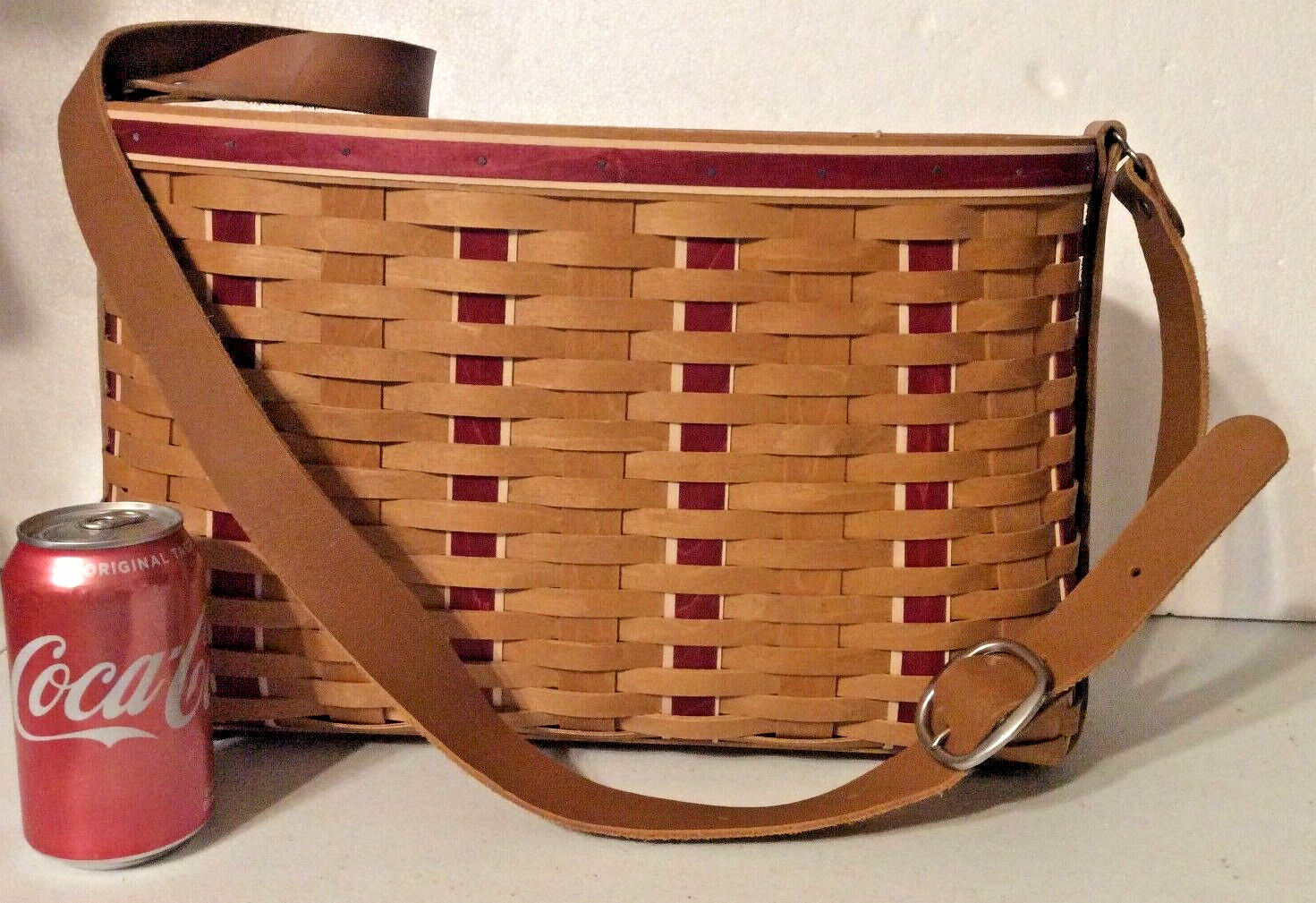 Longaberger 2009 Career Tote Purse with Leather straps & Protector New