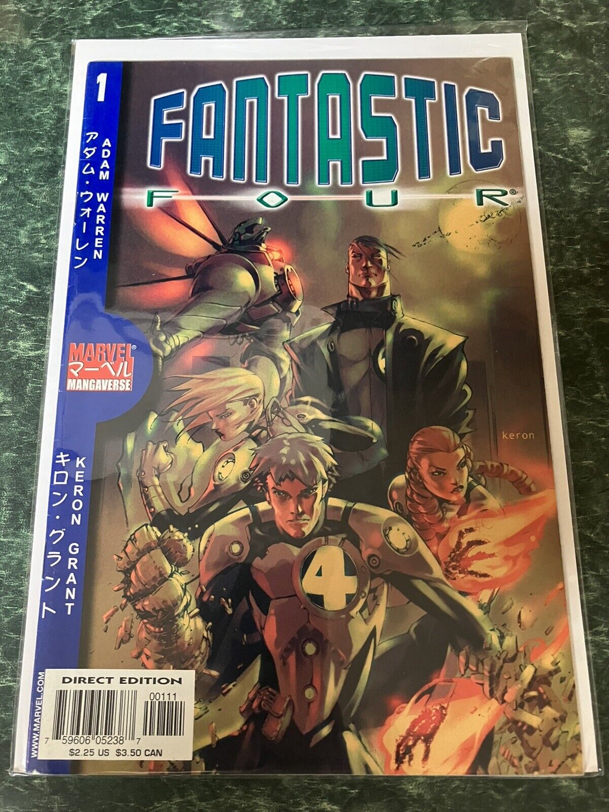 Mangaverse Fantastic Four #1 Direct Edition - Marvel Comic Book (2002) VF-NM