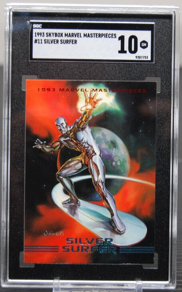 1993 Skybox Marvel Masterpieces Silver Surfer #11 SGC 10