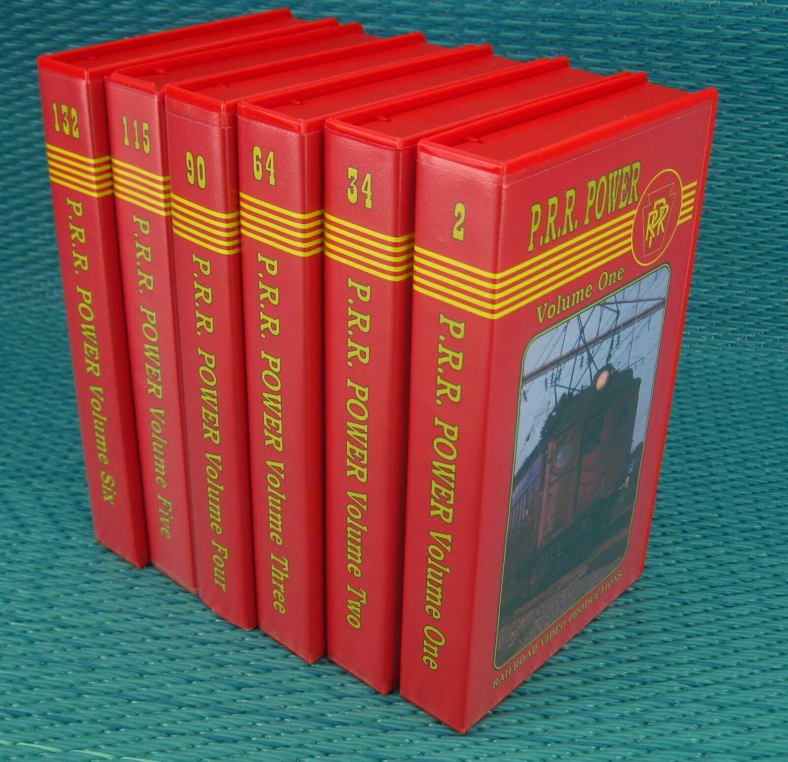 P.R.R. Power VHS Set Volume 1-6 Pennsylvania Railroad Video Productions W. Berko