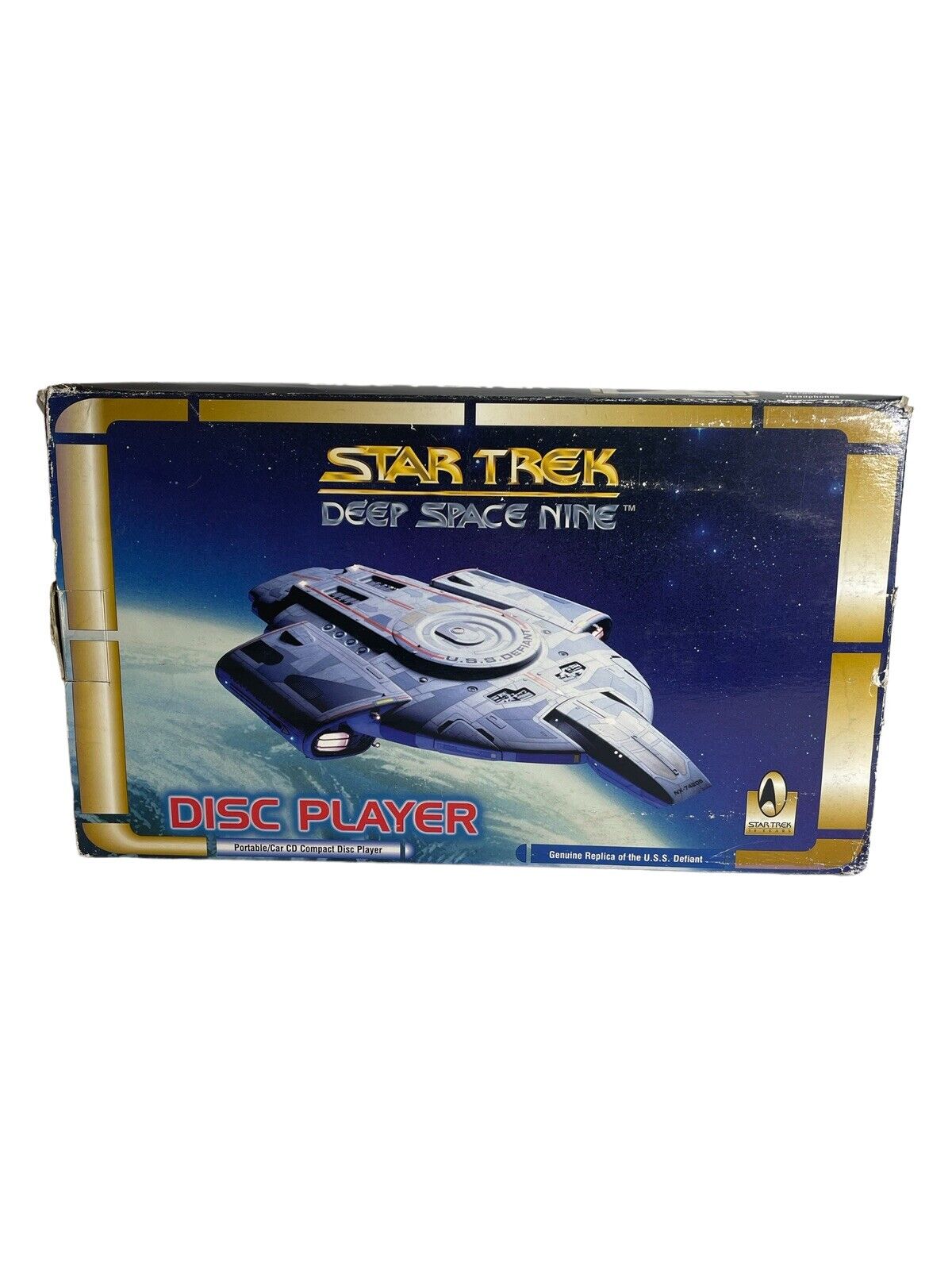 Telemania ‘96 Star Trek Deep Space Nine Portable CD Disc Player RARE NEW✅