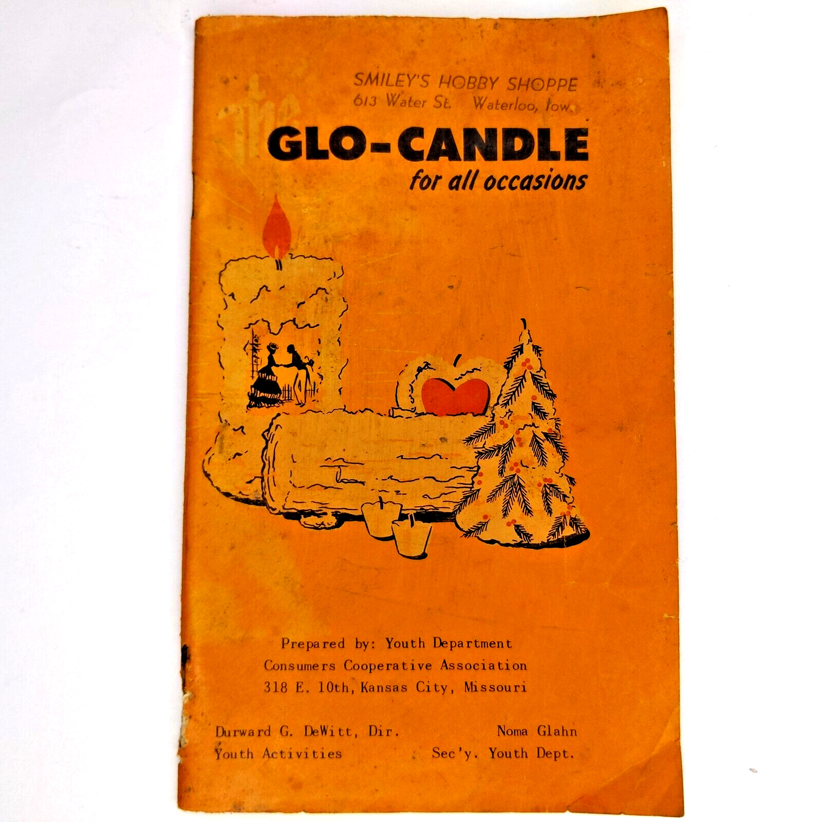 1952 Kansas Refinery Glo-Candle Oil CO-OP How-To Book Waterloo, IA Hobby Shop 3G