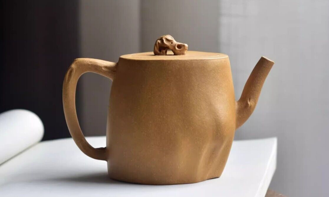 180cc chinese Yixing Handmade Zisha teapot Duan Clay GuiGen Gongfu hu Tea Pot