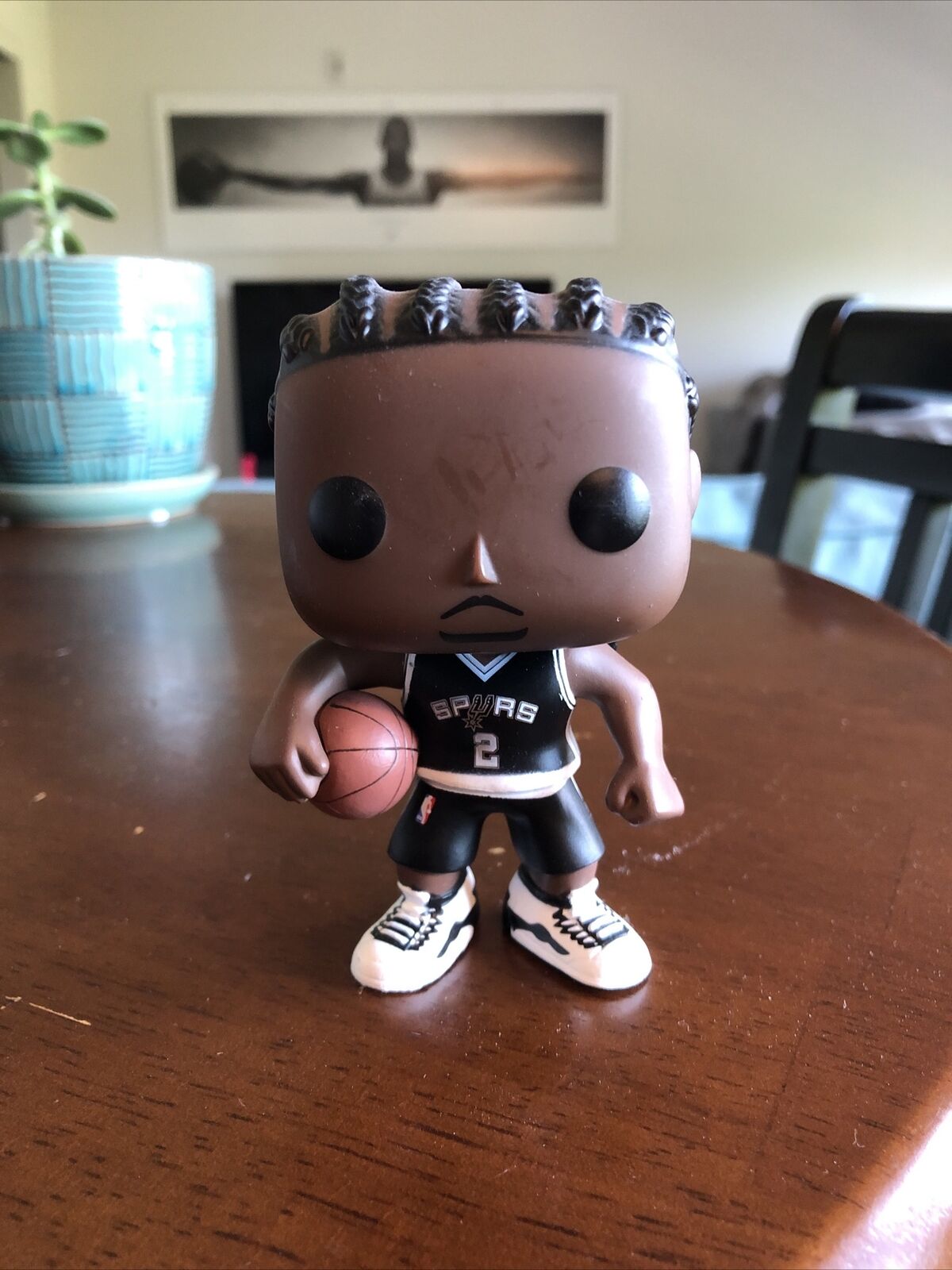 Funko Pop NBA San Antonio Spurs KAWHI LEONARD (Black Jersey) #27 Loose OOB RARE