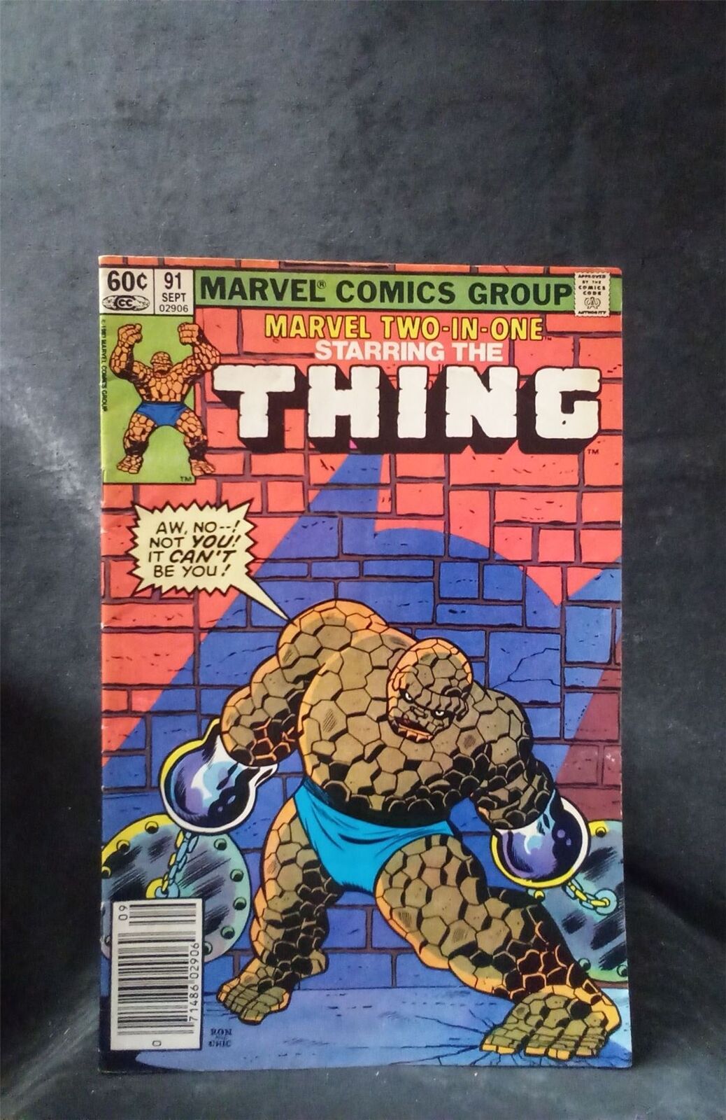 Marvel Two-in-One #91 1982 Marvel Comics Comic Book 