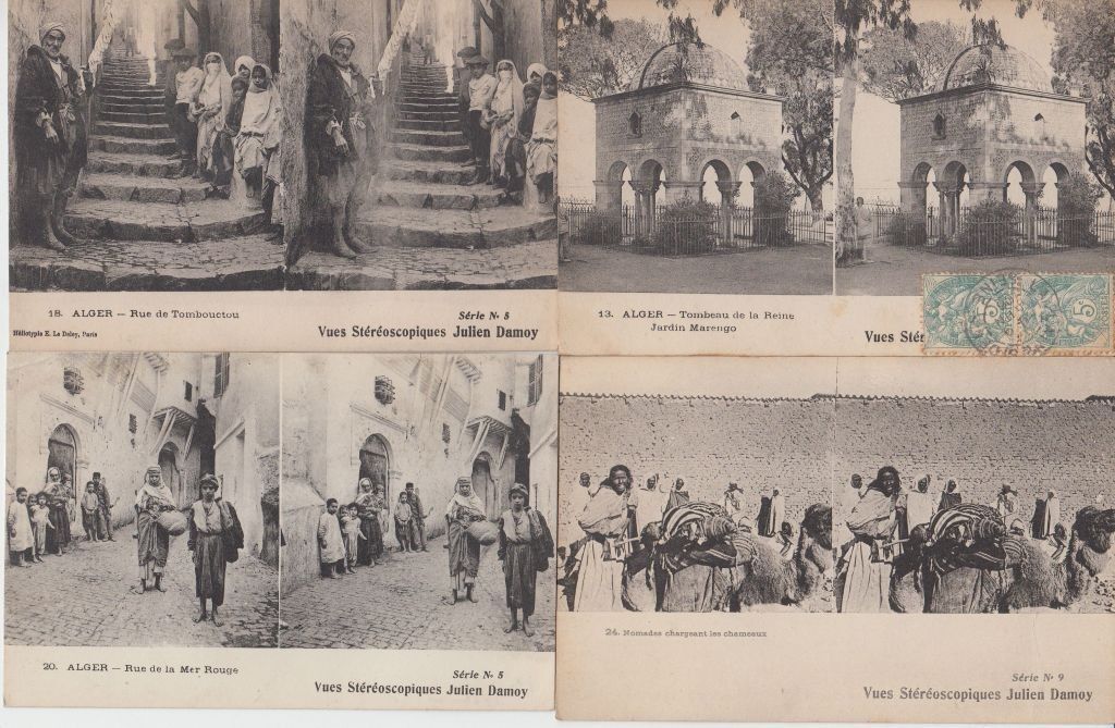 ALGERIA AFRICA 16 Vintage STEREO Postcards pre-1940 (L5649)